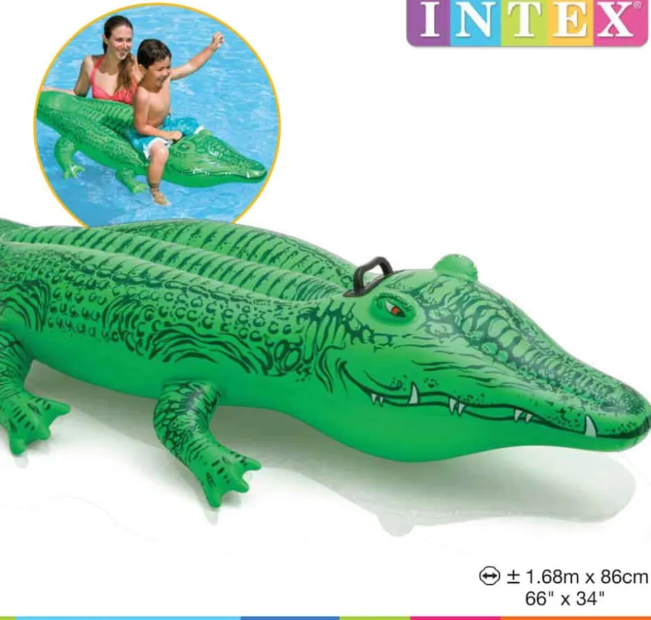 INTEX® Ride-On Alligator badeleke