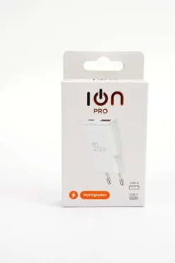 ION Pro UC127 PRO W 20W vegglader USB-C/USB-A