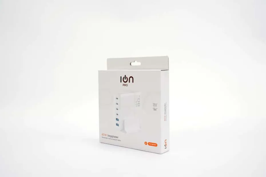 ION Pro UC136 80W GaN-lader med 6 porter