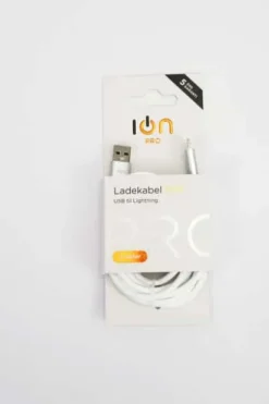 ION Pro USB-A til Lightning silikonkabel 2 m