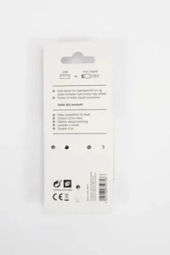 ION Pro USB-A til Lightning silikonkabel 2 m