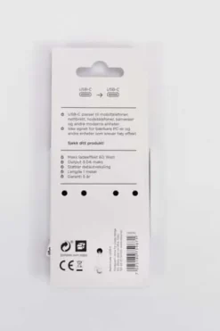 ION Pro USB-C til USB-C silikonkabel 1 m