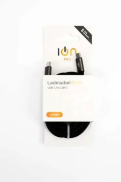 ION Pro USB-C til USB-C silikonkabel 3 m