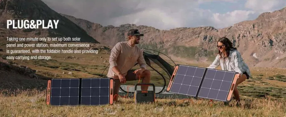 Jackery SolarSaga 100W IP68 solcellepanel