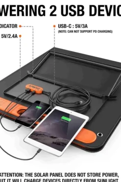 Jackery SolarSaga 100W IP68 solcellepanel