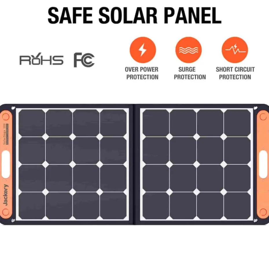 Jackery SolarSaga 100W IP68 solcellepanel