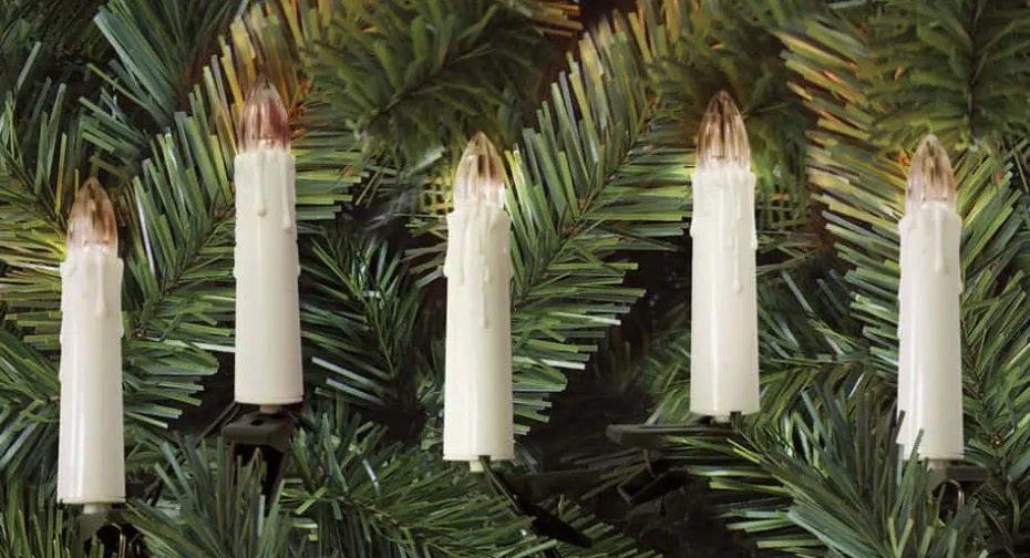 Juletrelys innendørs