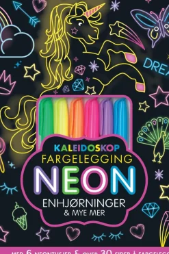 Kaleidoskop Neon Enhjørninger