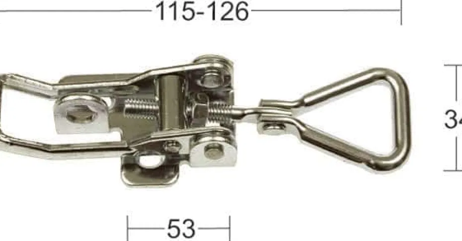 Kassestrammer 5 m/hake