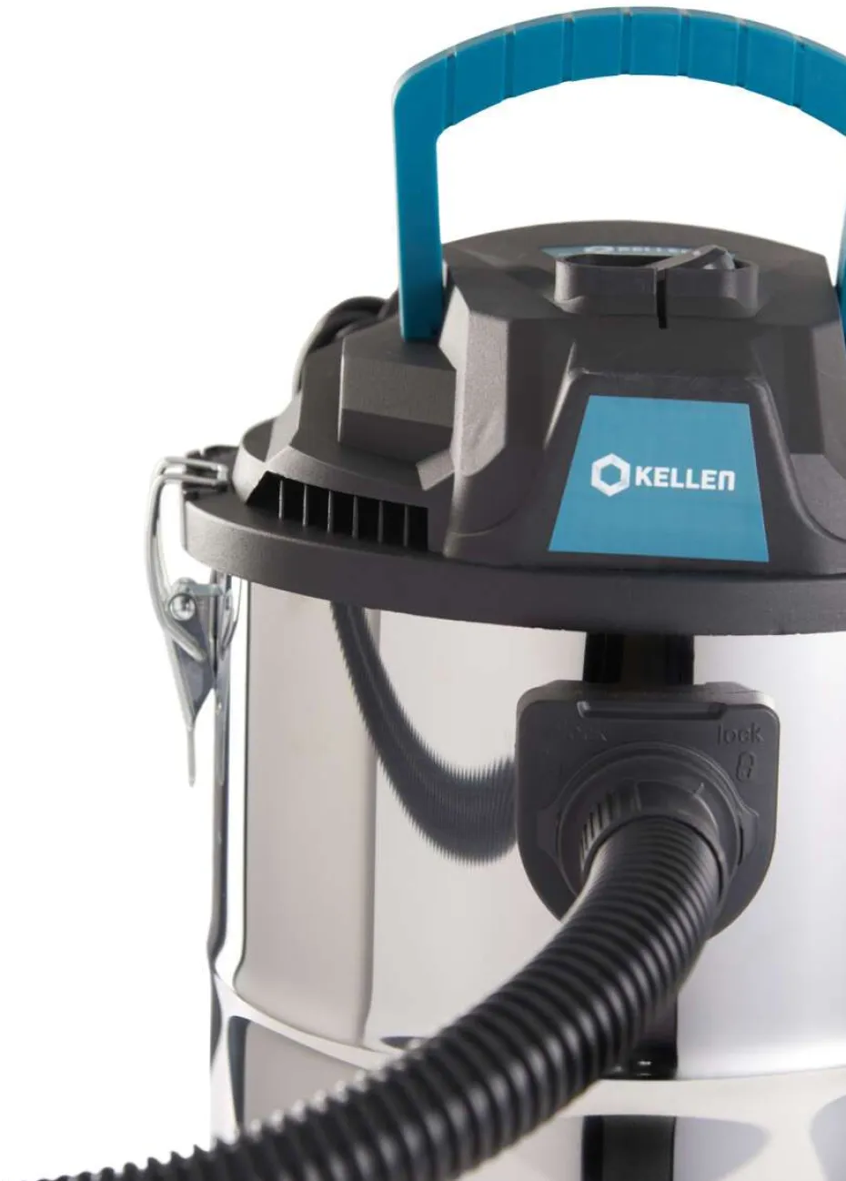 Kellen støvsuger våt/tørr, 25 liter