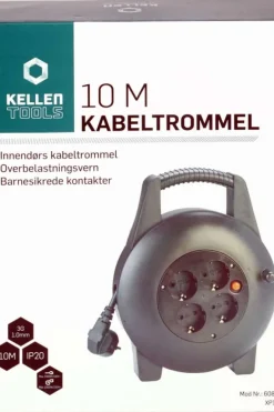 Kellen kabeltrommel jordet