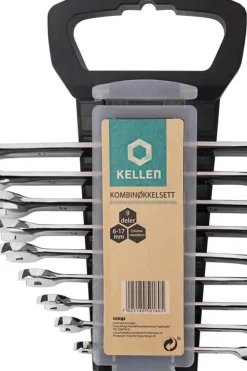 Kellen kombinøkkelsett 9 deler