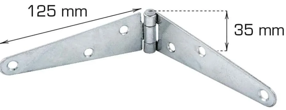 Kistehengsel 125mm
