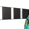 Knaggrekke Flex med 4 knagger (sort)