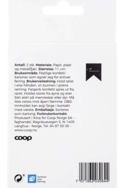 Konfettikanon 2pk