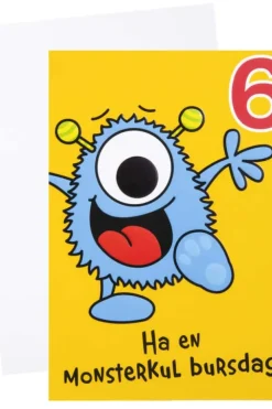 Kort 6 år Enøyd Monster