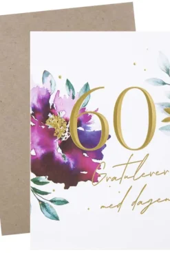 Kort 60 år Gratulerer med dagen