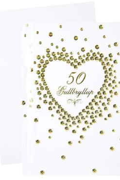 Kort 50 år Gullbryllup