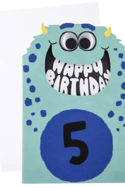 Kort 5 år Happy Monster