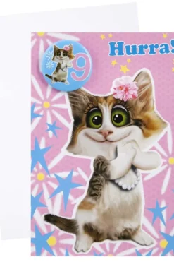Kort 9 år Søt katt