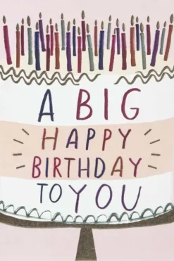 Kort A big happy birthday to you