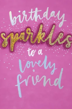 Kort Birthday Sparkles
