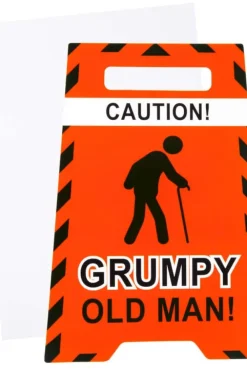 Kort Caution! Grumpy old man