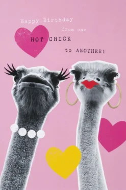 Kort Gratulerer! Hot Chick