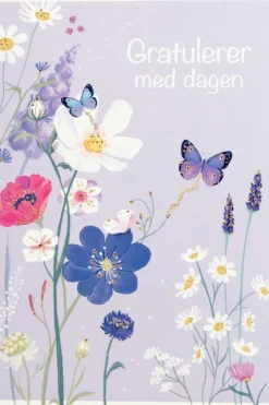 Kort Gratulerer med dagen Sommerblomster