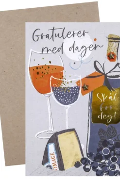 Kort Gratulerer med dagen