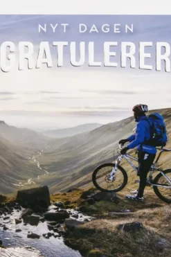 Kort Gratulerer Nyt dagen