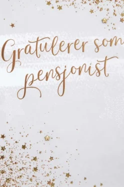 Kort Gratulerer pensjonist