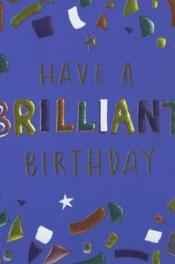 Kort Have a brilliant birthday