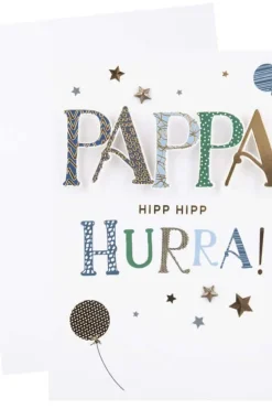 Kort Hipp hipp hurra Pappa