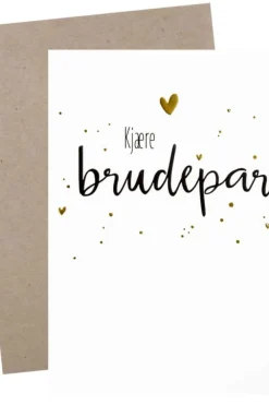 Kort Kjære brudepar