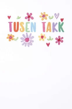 Kort Tusen takk