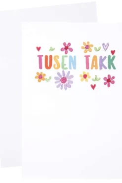 Kort Tusen takk
