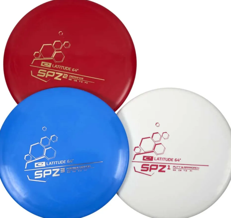 Latitude 64°° SPZ disc golf sett
