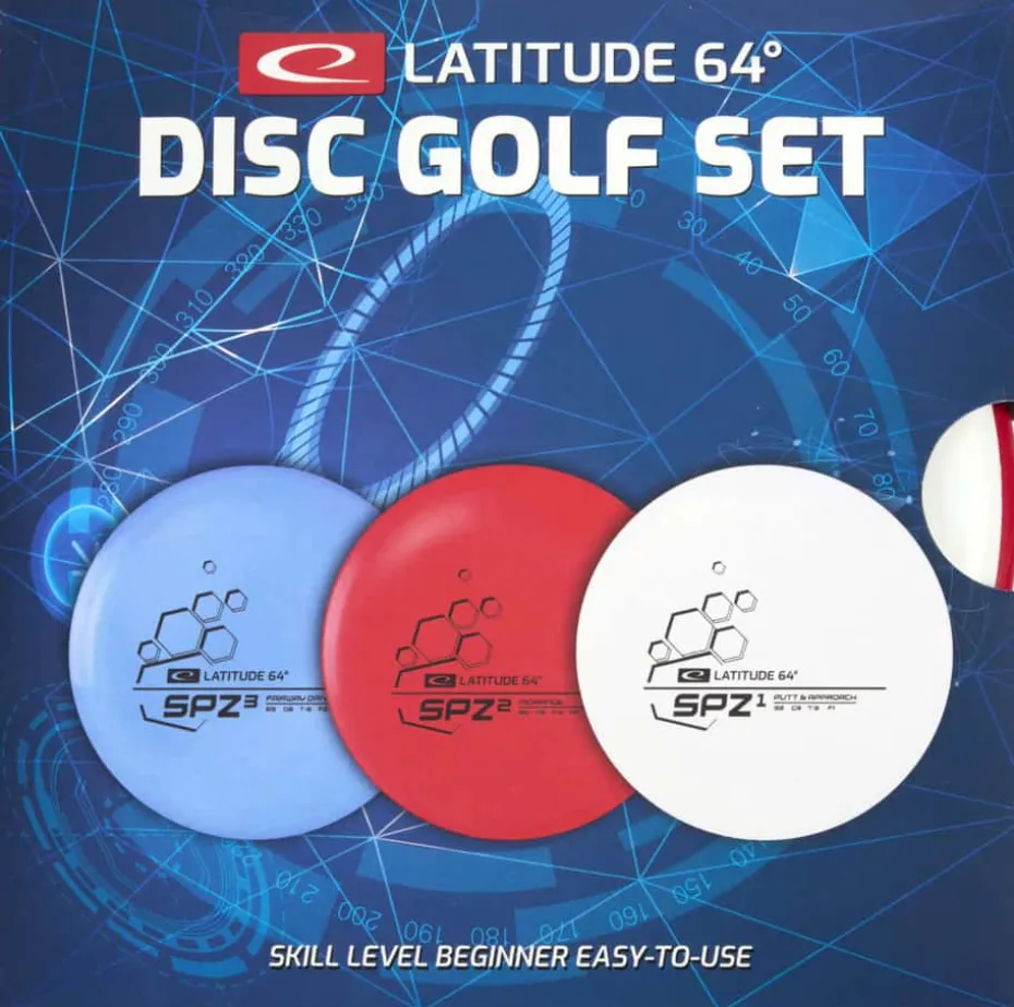 Latitude 64°° SPZ disc golf sett
