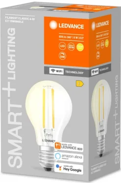 Ledvance SMART+ Filament WiFi Classic A 60 5,5W E27