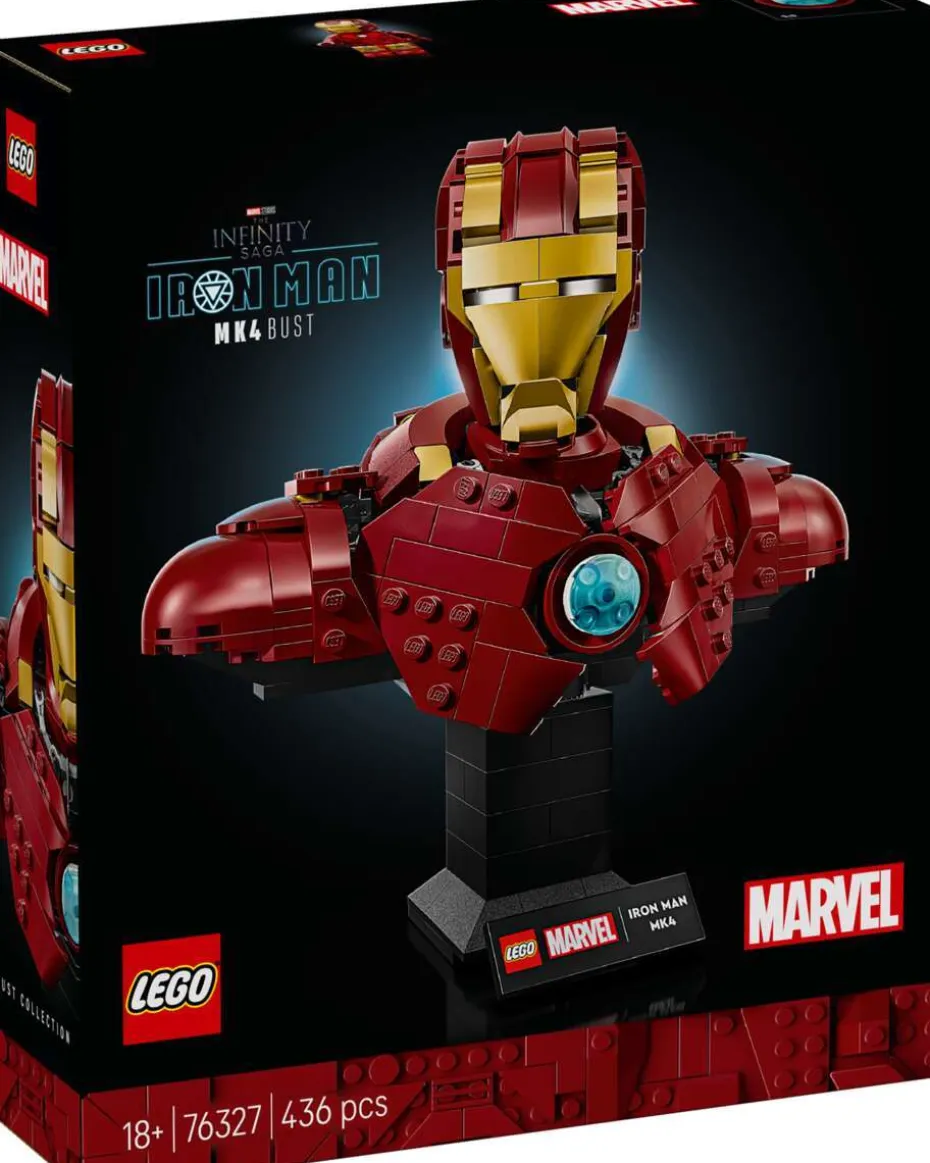 LEGO® ǀ Marvel Byste av Iron Man MK4 76327