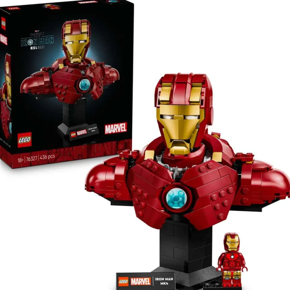 LEGO® ǀ Marvel Byste av Iron Man MK4 76327