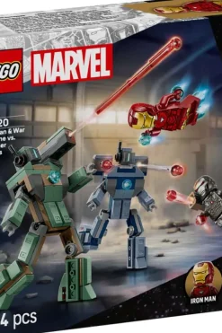 LEGO® ǀ Marvel Iron Man og War Machine mot Hammer-droner 76320