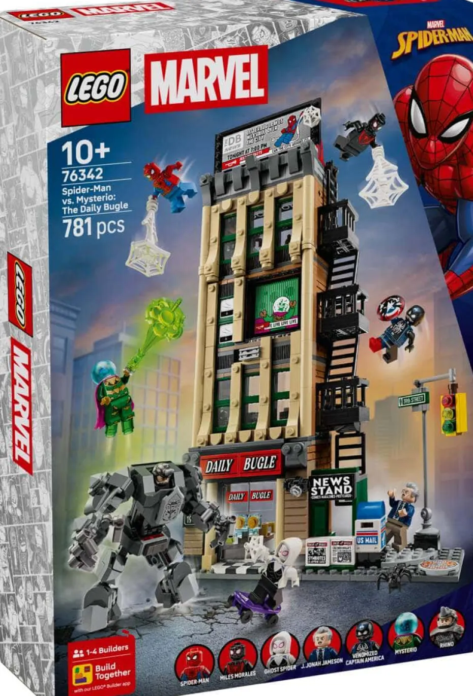 LEGO® ǀ Marvel Spider-Man mot Mysterio: Daily Bugle 76342