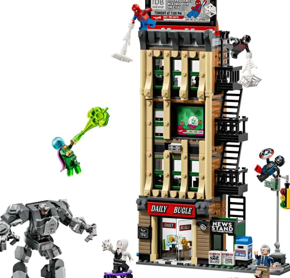 LEGO® ǀ Marvel Spider-Man mot Mysterio: Daily Bugle 76342