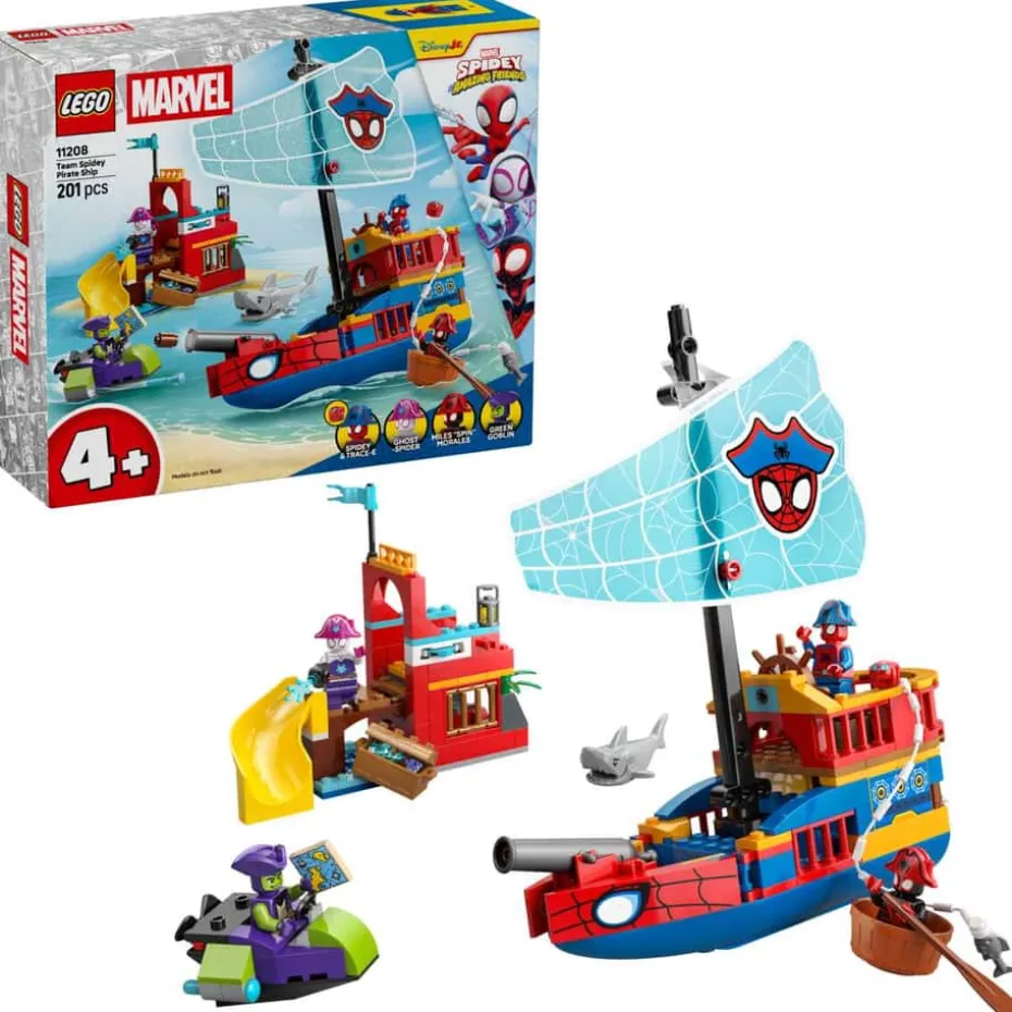 LEGO® ǀ Marvel Spidey og hans fantastiske venner Team Spideys sjørøverskute 11208