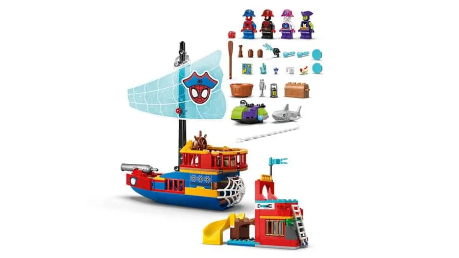LEGO® ǀ Marvel Spidey og hans fantastiske venner Team Spideys sjørøverskute 11208