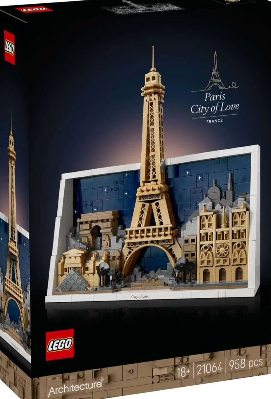 LEGO® Architecture Paris – romantikkens by 21064