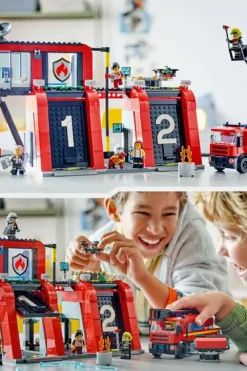 LEGO® City Brannstasjon med brannbil 60414
