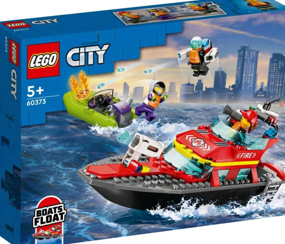 LEGO® City Brannvesenets redningsbåt 60373